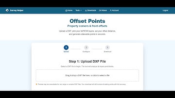 Offset PointsProperty corners & front offsets in seconds