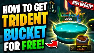 How To Find Atlantis & Get Trident Bucket in Drain The Lake | Roblox