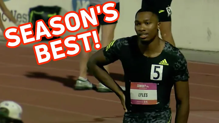 Josephus Lyles Wins Sunset Tour 200m In 20.22