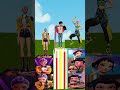 Dance Battle Hair Challenge 😱 Who Wins? | Rumi, Mira &amp; Zoey  #shorts #3danimation  #kpopdemonhunters