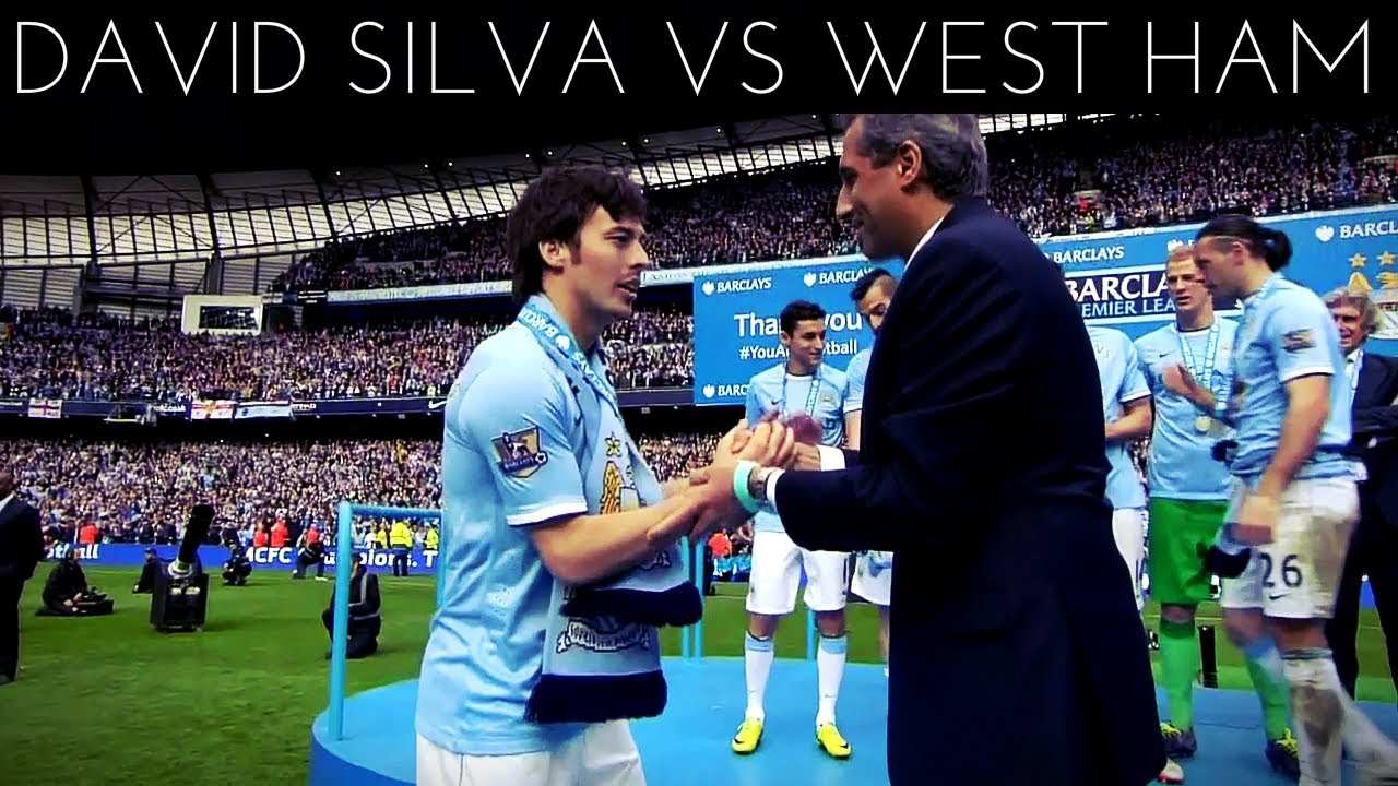 David Silva vs West Ham (H) 2013-2014 EPL HD