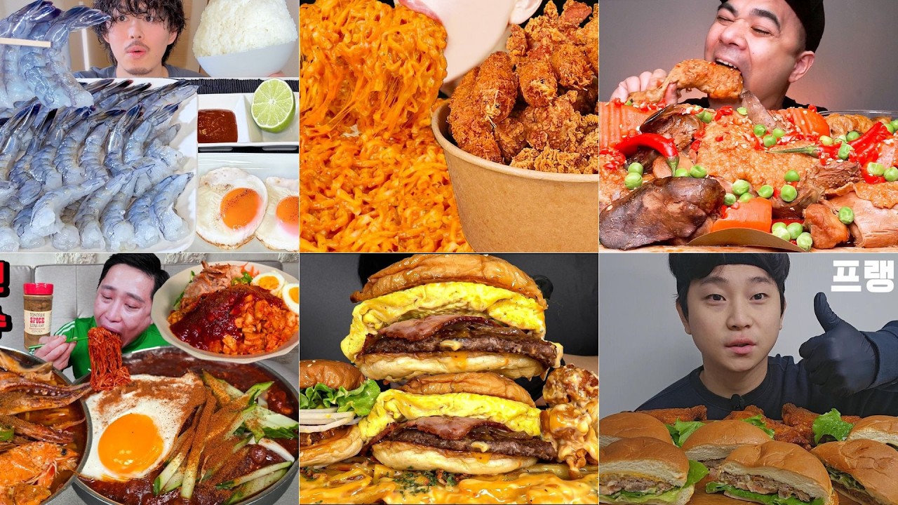 Best Satisfying Mukbang ASMR Compilation Part 56 | Onigiri 2407 🍙