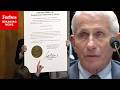 Watch The Moment Fauci Is Asked Point Blank If He Asked President Biden For A Pardon