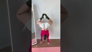 Try This Handstand Challenge? #Flexibility #Stretching #Yogagirl