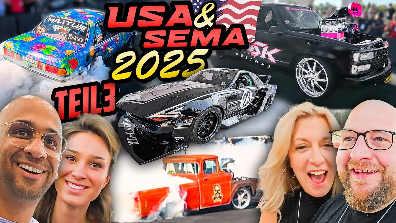 XXL Drifts und Burnouts! - USA & SEMA Reise 2025 - Volle Action zum Abschluss!