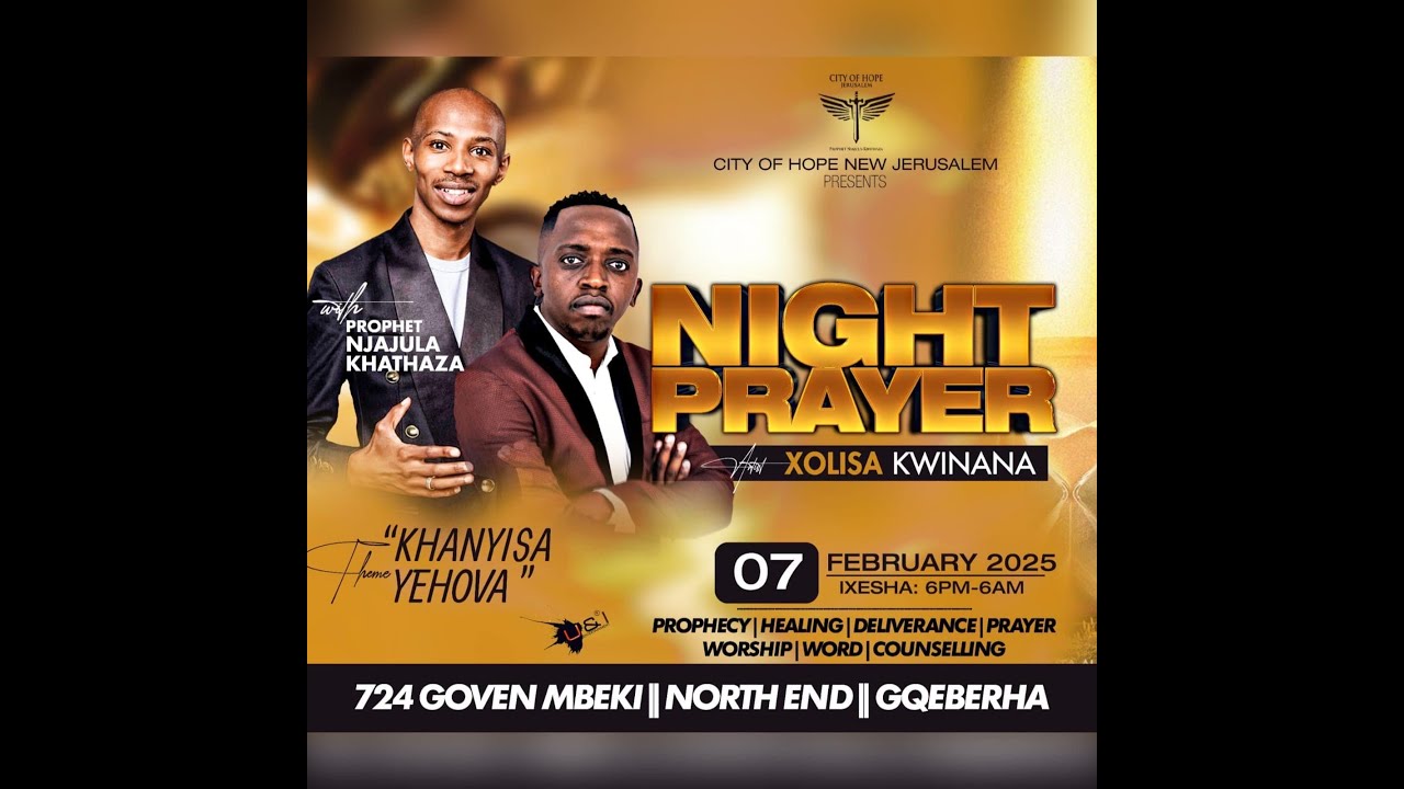 Khanyisa Yehova with Prophet Njajula-Khathaza