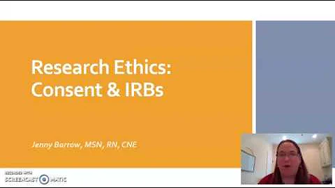 Research Ethics: Consent and IRB