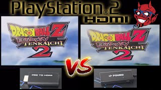 Playstation 2 - Pound HDMI Cable Vs. PS2 to HDMI Dongle Comparison