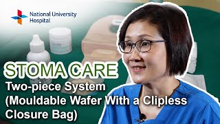 Stoma Care - Two Piece System (Mouldable Wafer With a Clipless Closure Bag)