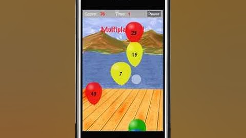 Balloon Pop Challenge - The Math Learning Game for iPhone iPad