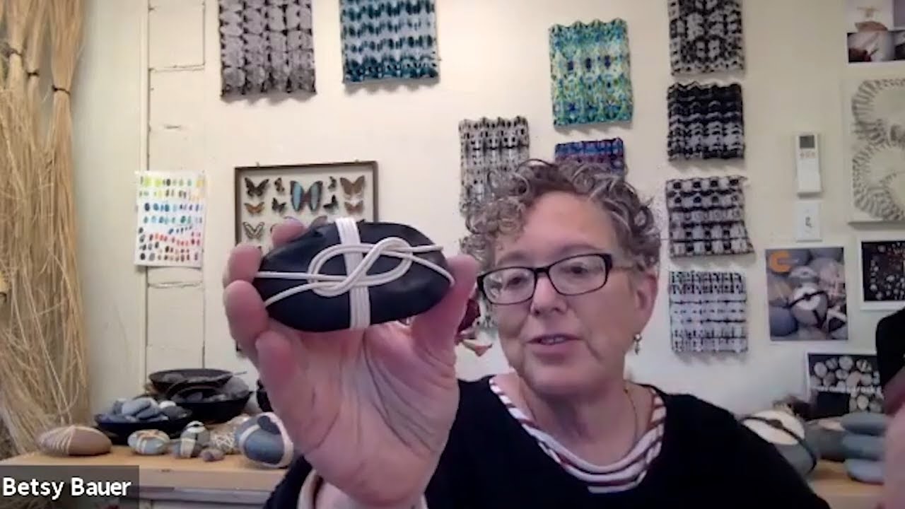 Betsy Bauer Artist Talk & Rock Wrapping for Philadelphia Museum of Art 45th Annual Craft Show 2021