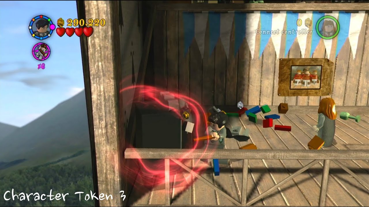 LEGO Harry Potter Years 14 Level 3// A Jinxed Broom FREE PLAY (All