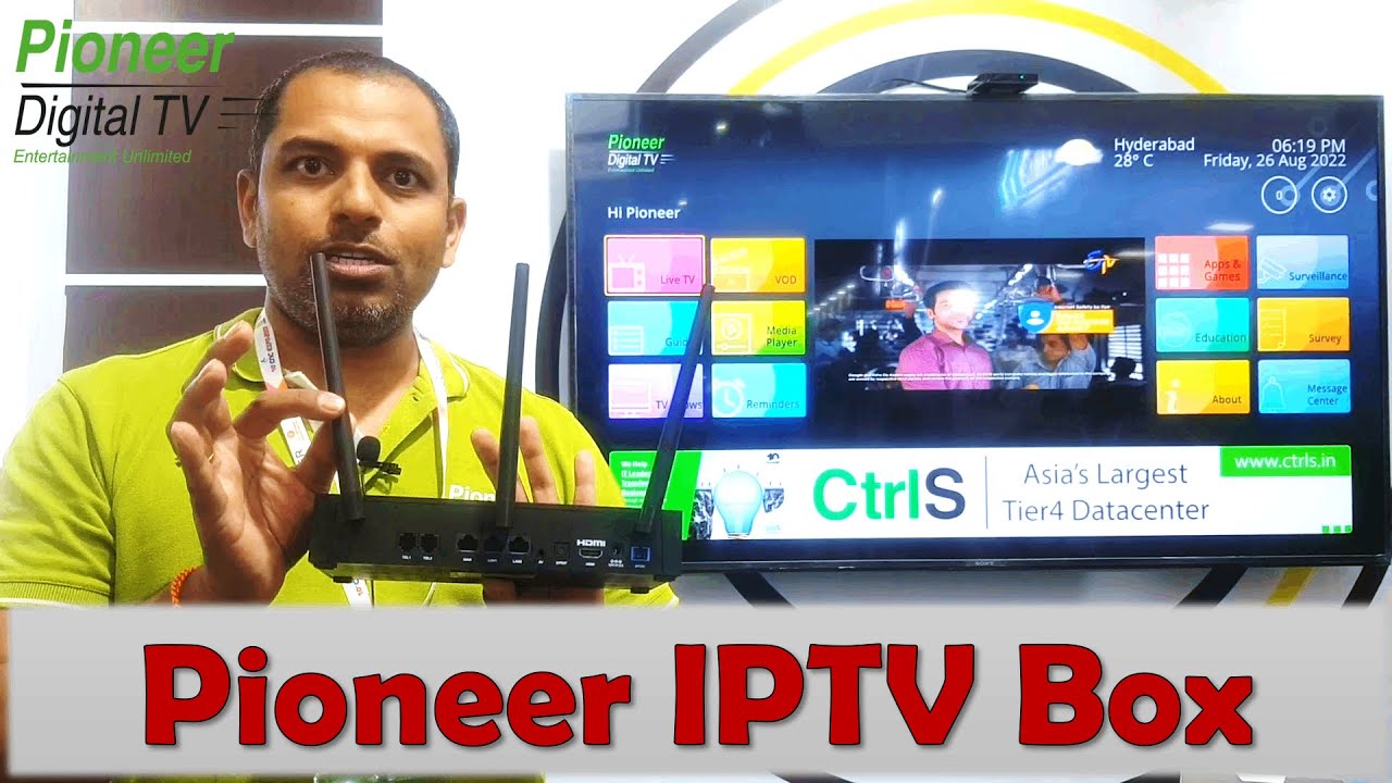 Pioneer IPTV Complete Details in Telugu|10th CNC expo-2022|Fiber Tech with Sandeep Polisetti