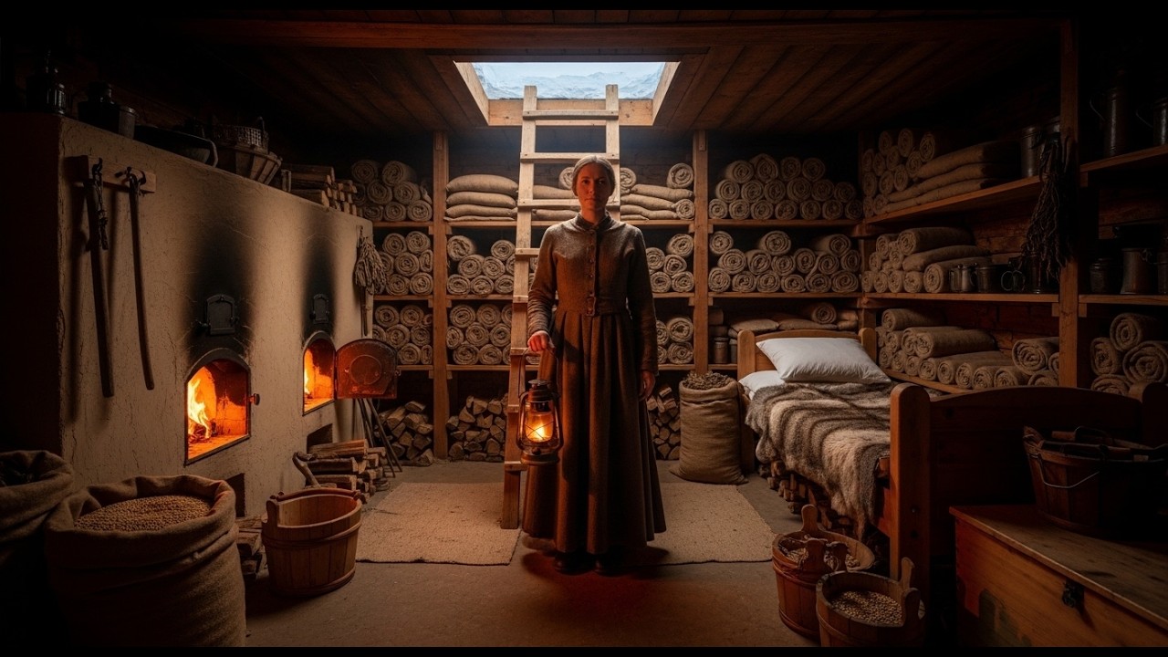 Construyó un silo secreto debajo del suelo del granero  Entonces llegaron las langostas y alimentaro