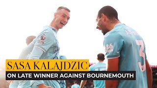 Kalajdzic on his late winner v AFC Bournemouth
