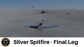 Final leg of The Silver Spitfire, Longest Flight in the sim -A2A Simulations Accu-sim Spitfire MkIIa