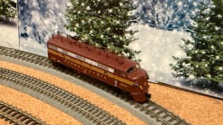 Azl 65304-2 Prr Fp7A Diesel Locomotive 9833 Test Run At Z.scale.hobo 11.06.2025