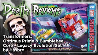 Death Reviews: Optimus Prime & Bumblebee - Core - Legacy Evolution Set