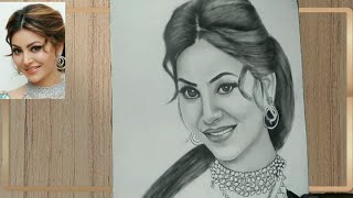 Uravashi Raoutela Drawing Step By Step Urvashi Rautela Art Heroine Drawing Urvashi Rautela Easy
