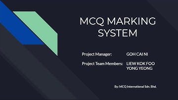 MCQ Marking System using Python