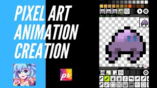 Pixel Art Animation Timelapse using Pixel Studio on My Cellphone.