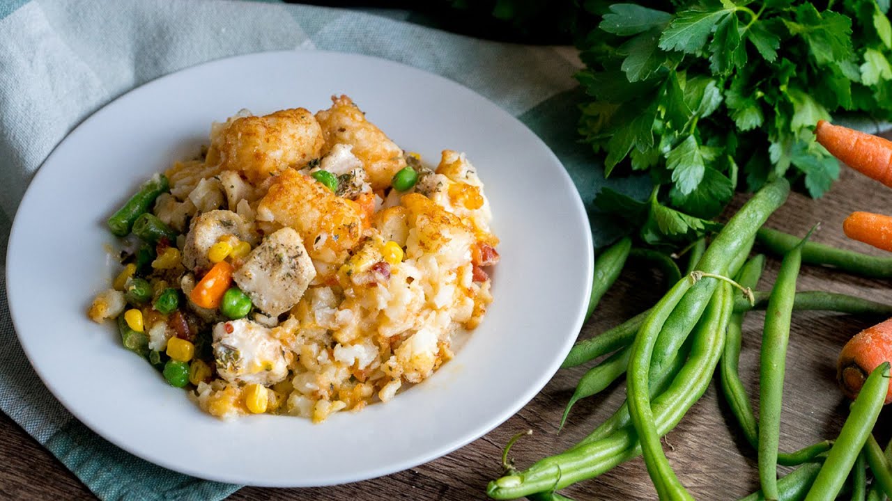 slow cooker chicken tater tot casserole recipe slow cooker chicken tater tot casserole recipe