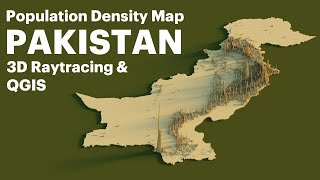 How to create Pakistan Population Density Map render in... | Doovi