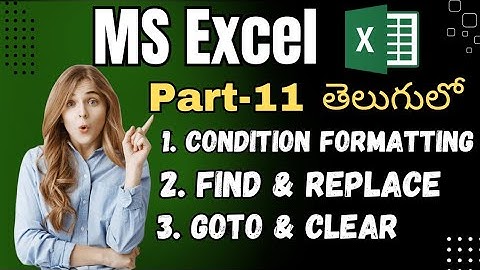MS Excel Part-11 in Telugu || Learn Basic Excel || @ComputerW0rld