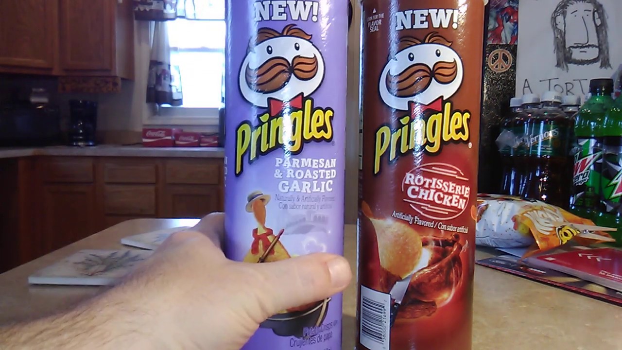 New Pringles! Parmesan & Roasted Garlic, And Rotisserie Chicken.🍗 - YouTube