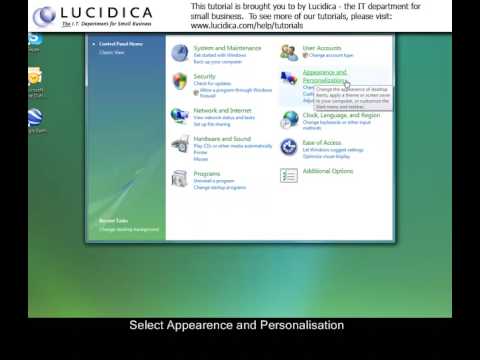 Comment désactiver Aero sous Windows Vista