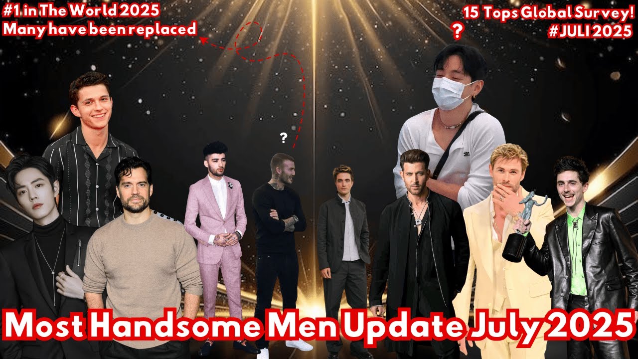 ТОП-15 самых красивых мужчин мира, июль 2025 г. — Номер 1 — Шокирует