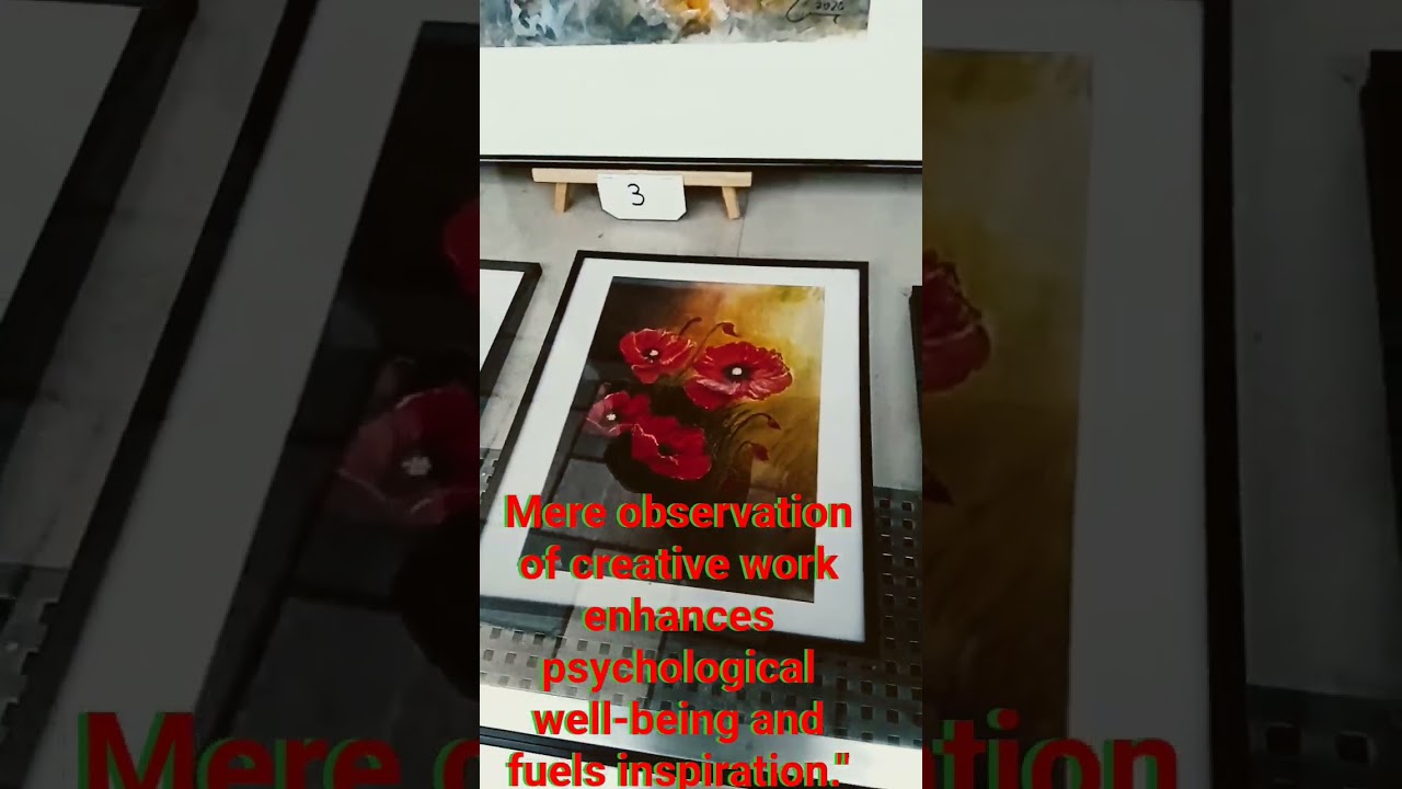 Mere observation of creative work enhances psychological well-being and fuels inspiration 