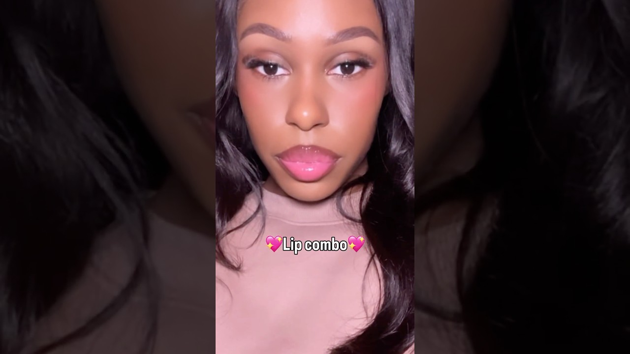 💖Perfect pink lip combo💖 #lipcombo #lips