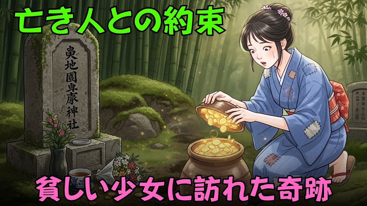 亡き人との約束を守った貧しい少女…千金の福を授かった感動の結末| 野談 | 伝説 | 昔話 | 説話 | 民話