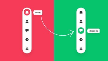 Animated Magic Menu Indicator using CSS & Javascript | Vertical Tab Menu Design
