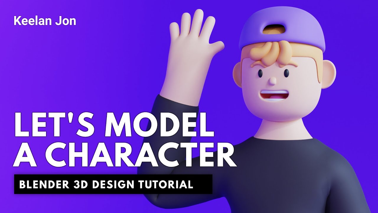 Blender Character Modeling - Let's Model a Basic Character Blender - YouTube