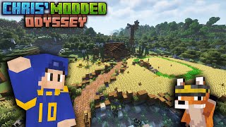 I Built a Farm with Create Mod! - Chris' Modded Odyssey
