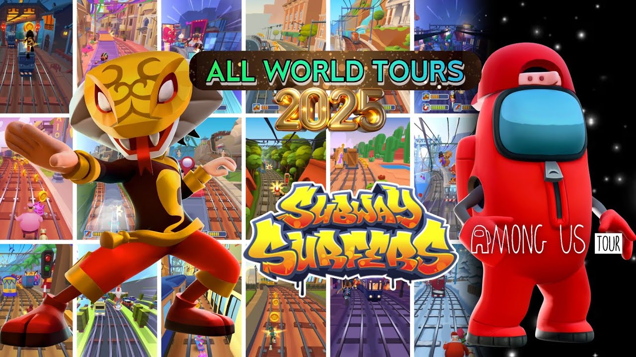 ⏪🐍 REWIND GAMEPLAY ALL WORLD TOURS 2025 OF SUBWAY SURFERS! 🌍✨