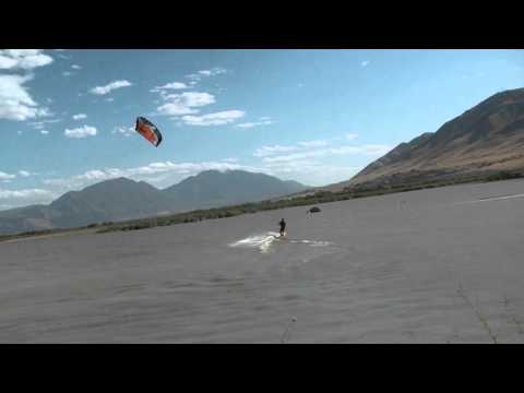 Kiteboarding Utah Lake Jason Mortenson Sept5th