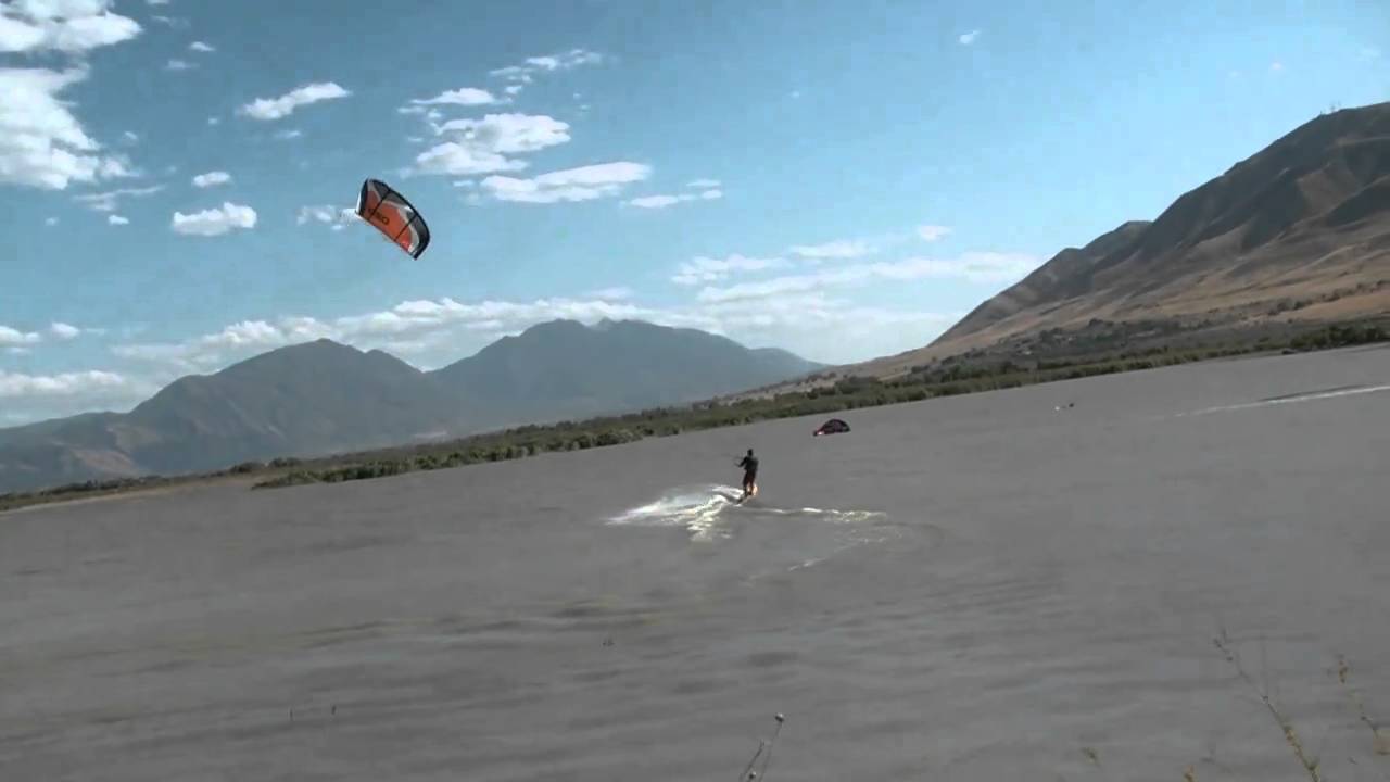 Kiteboarding Utah Lake Jason Mortenson Sept5th YouTube