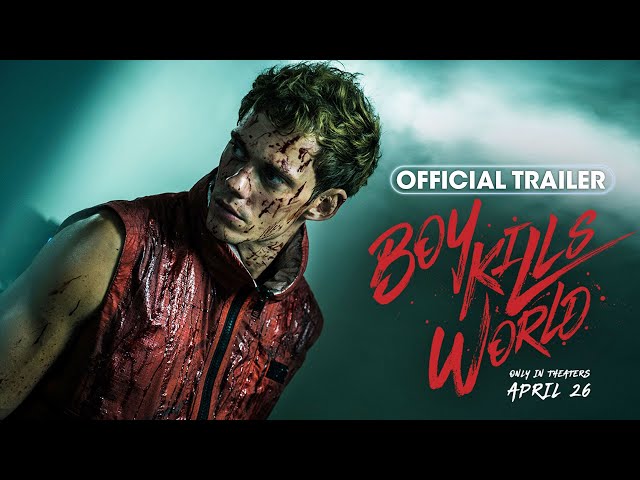 Boy Kills World (2024) Official Trailer - Bill Skarsgård, Jessica Rothe class=