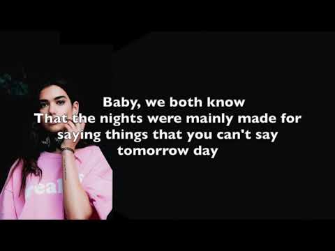 Dua Lipa - Do I Wanna Know (Lyrics Arctic Monkeys)