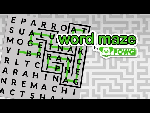 Word Maze by POWGI ★ 100% Playthrough ⭐ Achievement Hunt 💛 XSX ⭐