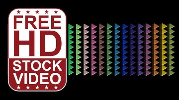 Free Stock Videos – abstract colorful triangles moving and changing color randomly 3D animation