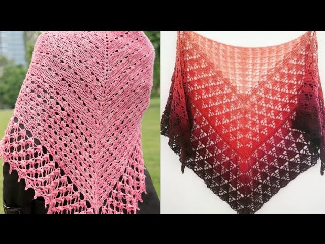Easy and Beautiful Crochet Shawl
