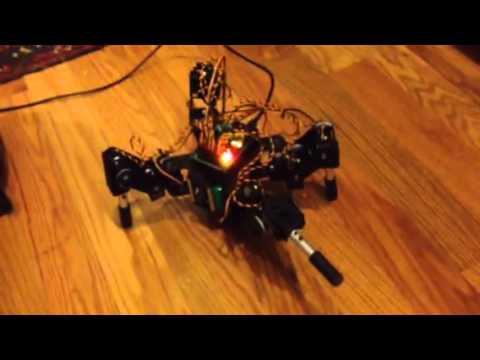 Nodebots Quadruped initial balance demo