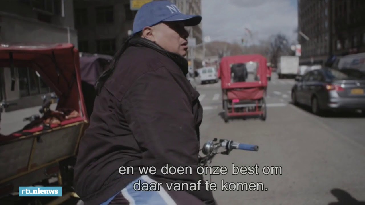Kenny and Central Park Pedicab Tours with New York Pedicab Services featured at Dutch RTL TV