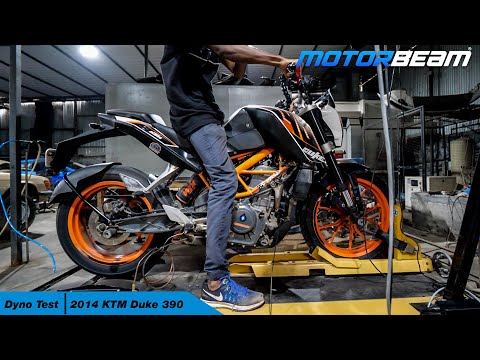 2014 KTM Duke 390 Dyno Test - Is It Still Powerful? | MotorBeam