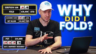 Ian Simpson Snap-Folds The Best Hand? Poker Hand Reviews