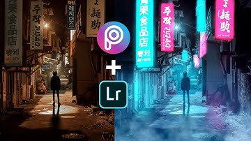 How to Edit Cyberpunk look with PICSART + Lightroom Mobile